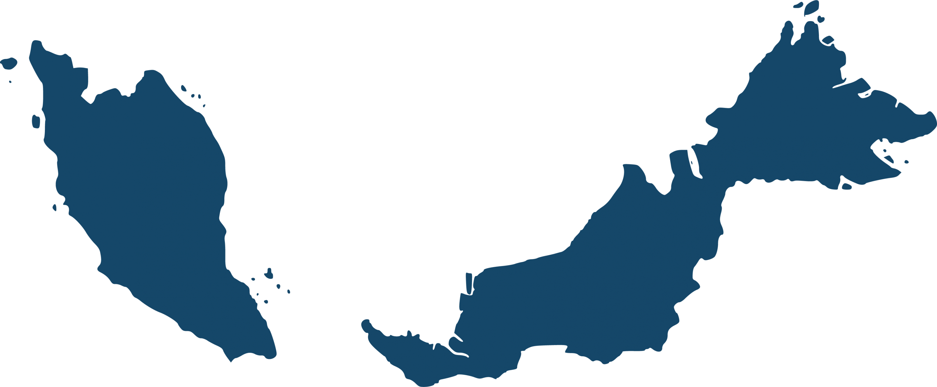 Malaysia map outline