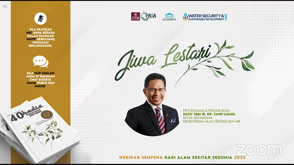 Header image for the Malaysia team webinar titled ‘Jiwa Lestari’